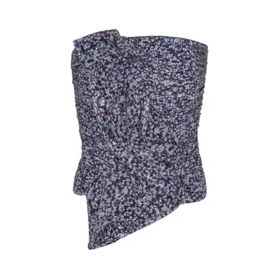 Rotate Birger Christensen Top In Purple