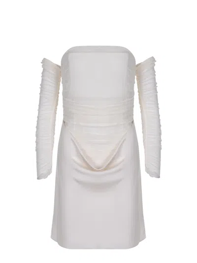 Rotate Birger Christensen Rotate Dress In White