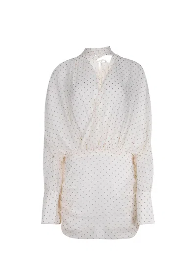 Rotate Birger Christensen Rotate Dress In Neutral