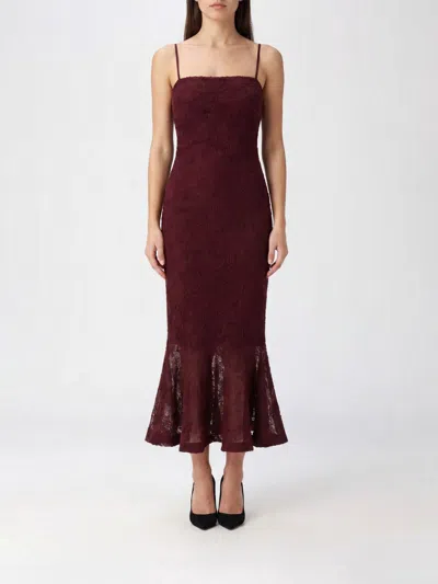 Rotate Birger Christensen Rotate Dress Woman In Brown
