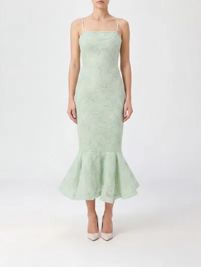 Rotate Birger Christensen Rotate Dress Woman In Green