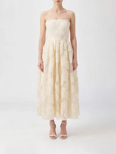 Rotate Birger Christensen Rotate Dress Woman In Yellow