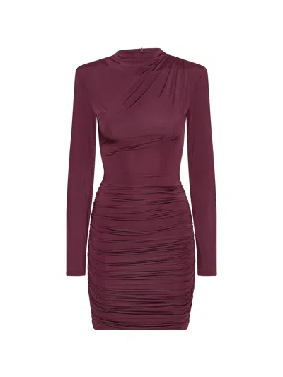Rotate Birger Christensen Rotate Elegant Mini Dress With Back Zip Closure In Size 34 In Red