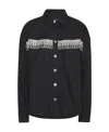 Rotate Birger Christensen Rotate Embellished Buttoned Shirt In Black