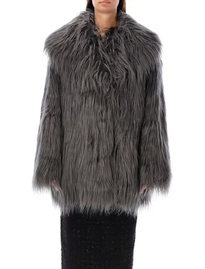 ROTATE BIRGER CHRISTENSEN ROTATE FAUX FUR COAT