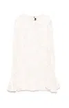 Rotate Birger Christensen Rotate Flower Mesh Mini Dress