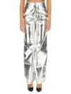 Rotate Birger Christensen Rotate Birgerchristensen Straigth Leg Pants In Silver