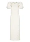 Rotate Birger Christensen Viscose Dress In White