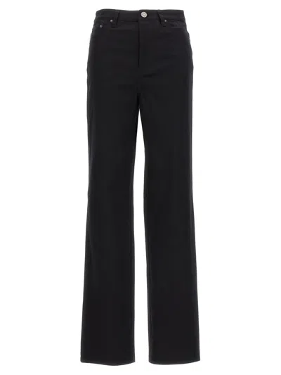 Rotate Birger Christensen Rotate Jeans 'twill High Rise' In Black