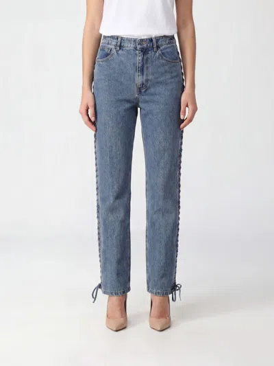 Rotate Birger Christensen Rotate Jeans Woman In Blue