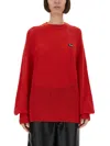 Rotate Birger Christensen Rotate Birgerchristensen Jersey With Logo In Red