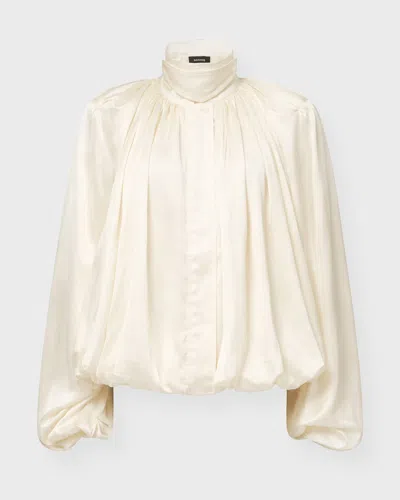 Rotate Birger Christensen Rotate Juana Bomber Jacket In White