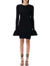 ROTATE BIRGER CHRISTENSEN ROTATE KNIT MINI CUT-OUT DRESS