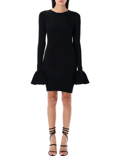 ROTATE BIRGER CHRISTENSEN ROTATE KNIT MINI CUT-OUT DRESS