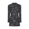 Rotate Birger Christensen Short Dress With Panel In Grey