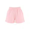 Rotate Birger Christensen Rotate Ladies Almond Blossom Sunday 6 Crystal Logo Sweatshorts