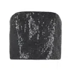 Rotate Birger Christensen Strapless Top With All-over Paillettes Embellishment In Black