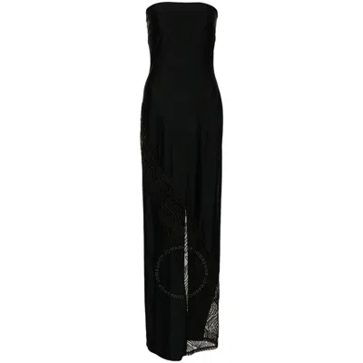 Rotate Birger Christensen Rotate Ladies Black Stretchy Tube Dress