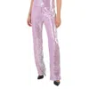Rotate Birger Christensen Robyana Sequined Recycled-jersey Straight-leg Pants