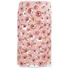 Rotate Birger Christensen Ladies Peachskin Flower Sequins Skirt In Orange