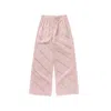 Rotate Birger Christensen Rotate Ladies Pink Crystal Poplin Pants In Pink