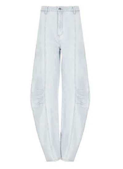 ROTATE BIRGER CHRISTENSEN ROTATE LIGHT BLUE COTTON JEANS