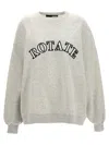Rotate Birger Christensen Rotate Sunday Classic Logo-embroidered Cotton Sweatshirt In Gray