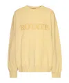 Rotate Birger Christensen Rotate Birgerchristensen Sweatshirt With Logo In Nude