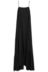 Rotate Birger Christensen Flared Sleeveless Dress In Black