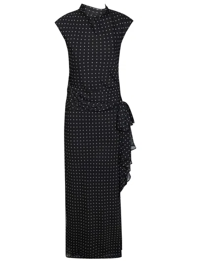 Rotate Birger Christensen Rotate Maxi Suit With Waist Ribbon For Women In Multi
