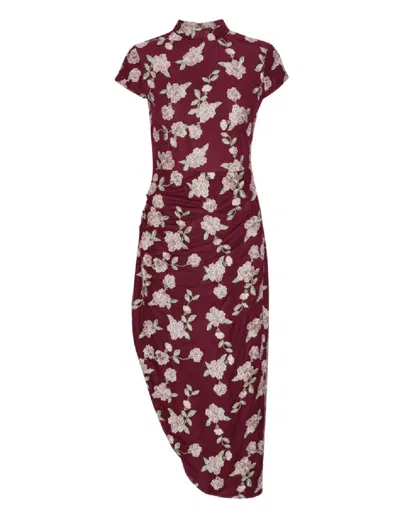 ROTATE BIRGER CHRISTENSEN ROTATE MESH ASYMMETRIC DRESS