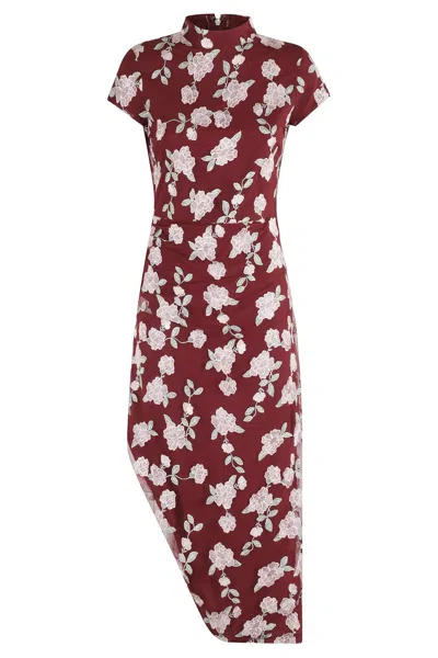ROTATE BIRGER CHRISTENSEN ROTATE MESH ASYMMETRIC DRESS