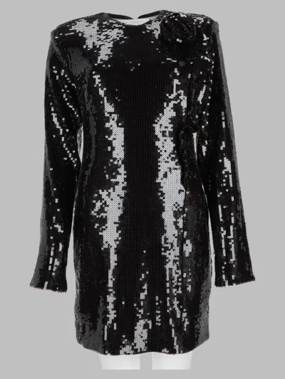 Rotate Birger Christensen Rotate Mini Abito Con Paillettes In Black