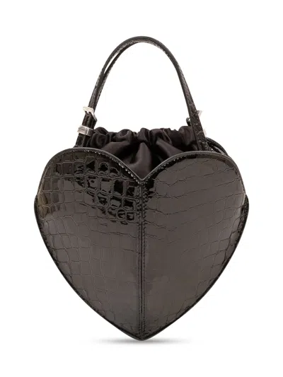 Rotate Birger Christensen Rotate Mini Handbag With Shoulder Strap In Black