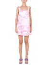Rotate Birger Christensen Rotate Birgerchristensen Mini Naima Dress In Pink
