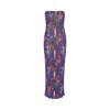 Rotate Birger Christensen Rotate Multicolor Printed Maxi Tube Dress