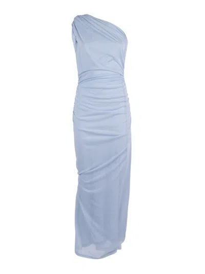 Rotate Birger Christensen Ninkana Dress In Blue