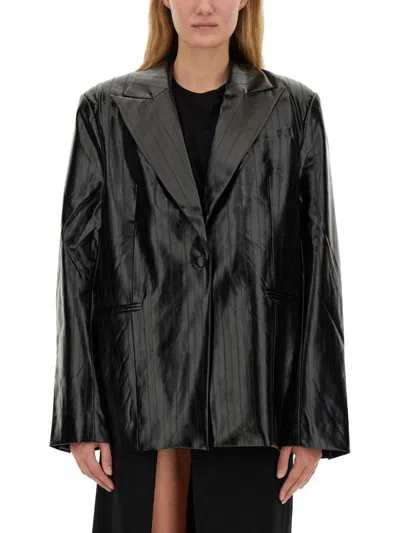 Rotate Birger Christensen Rotate Oversize Blazer Jacket In Black