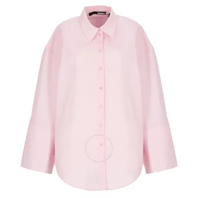 ROTATE BIRGER CHRISTENSEN ROTATE OVERSIZED COTTON SHIRT - FAIRY TALE