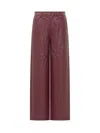Rotate Birger Christensen Trousers In Brown