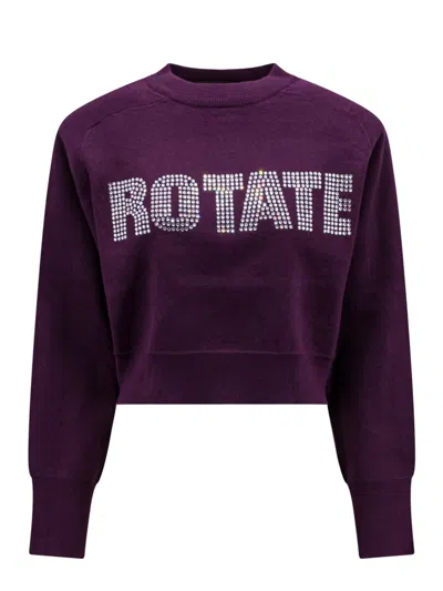 Rotate Birger Christensen Rotate Sweater In Purple