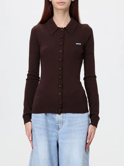 Rotate Birger Christensen Rotate Polo Shirt Woman Color Black In Brown
