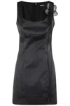 Rotate Birger Christensen Rotate Floral Accent Sheath Dress In Black
