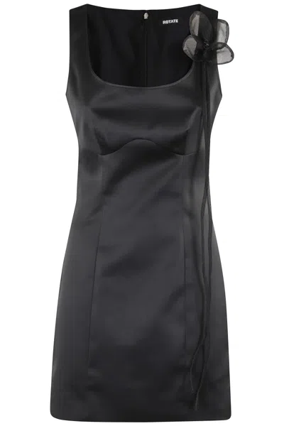 ROTATE BIRGER CHRISTENSEN ROTATE SATIN FLOWER DRESS