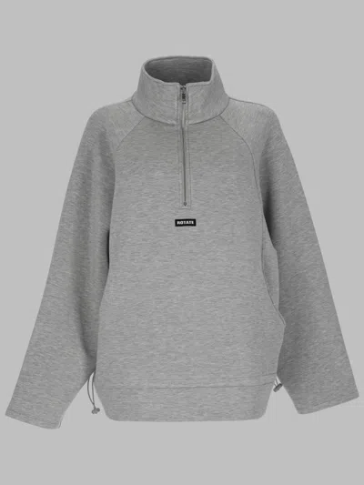 Rotate Birger Christensen Rotate Scuba Jacket In Grey For Women In Gray