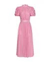 Rotate Birger Christensen Rotate Sequin-embellished Short-sleeved Midi Dress In Pink