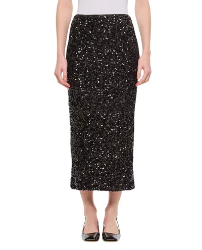 ROTATE BIRGER CHRISTENSEN ROTATE SEQUIN MIDI PENCIL SKIRT