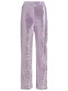 Rotate Birger Christensen Purple Sequin Pants In Purple