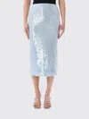 Rotate Birger Christensen Rotate High-waisted Sequin Mini Skirt For Elevated Occasions In Blue