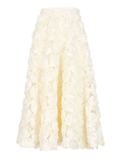 ROTATE BIRGER CHRISTENSEN ROTATE SKIRT WITH ROSES